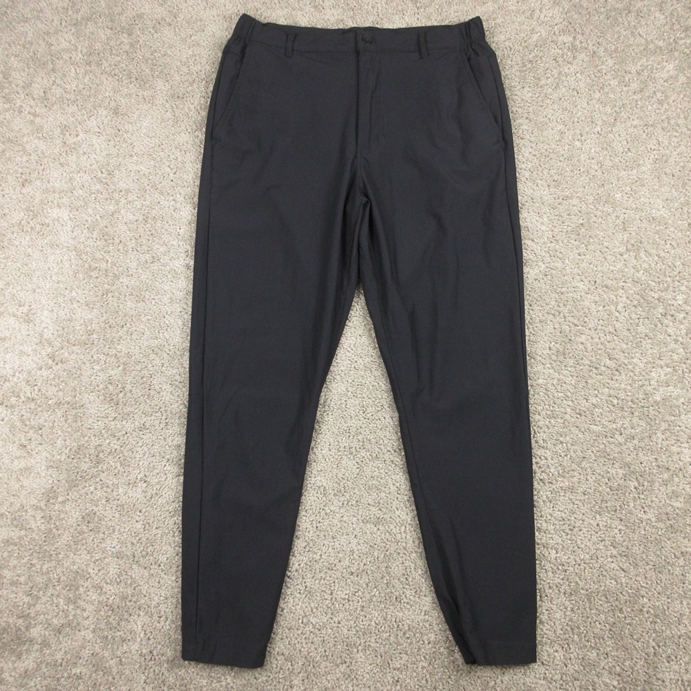 Cuts Clothing Pants Mens Large Black Athletic Performance Golf Joggers Office
